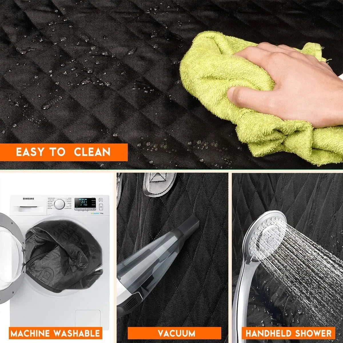 Vízálló védőhuzat kutyáknak autós ülésre